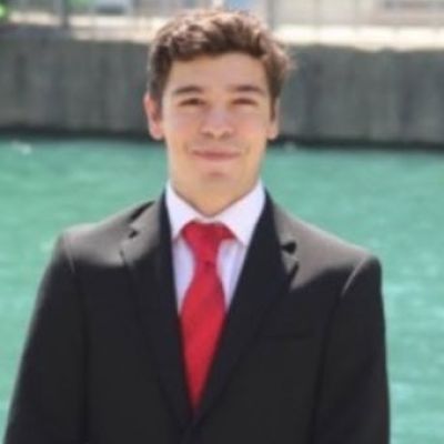 Young man smiling.